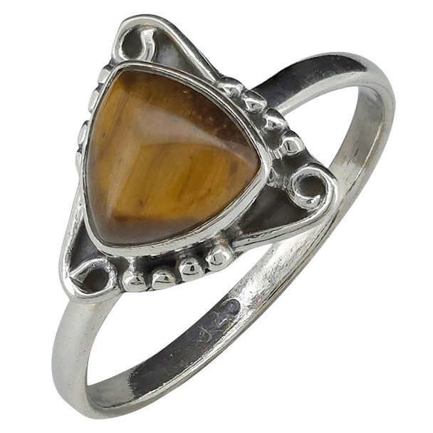 Tiger Eye Sterling Silver Ring