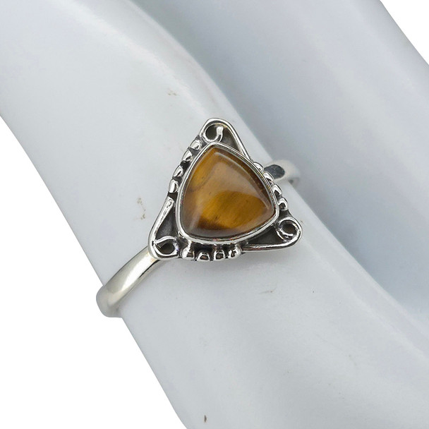 Tiger Eye Sterling Silver Ring
