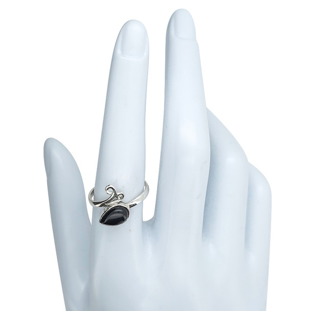 Black Onyx Sterling Silver Ring