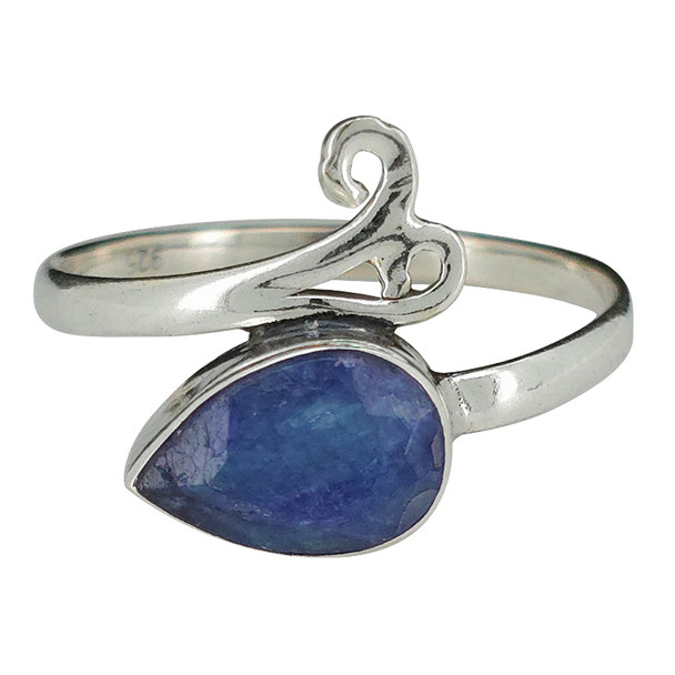 Faceted Composite Sapphire Ring