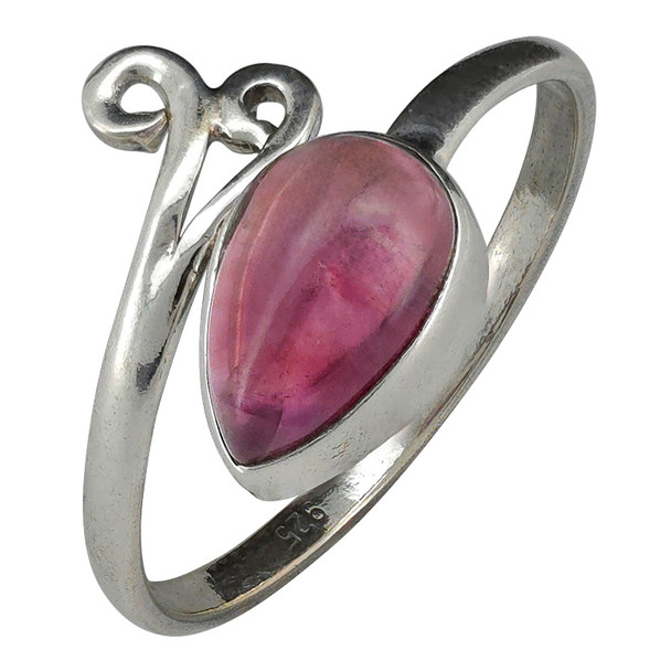 Garnet Sterling Silver Ring