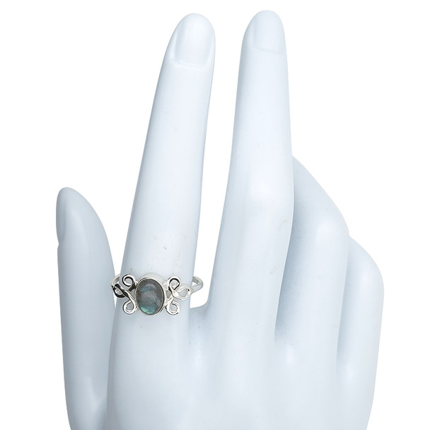 Labradorite Sterling Silver Ring