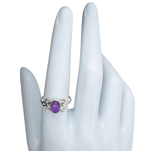 Amethyst Sterling Silver Ring