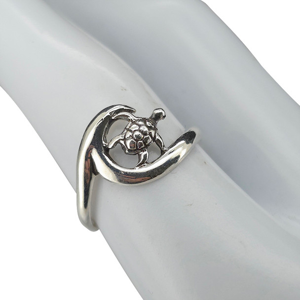 Sterling Silver Turtle Ring