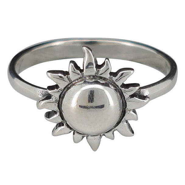 Sterling Silver Sun Ring