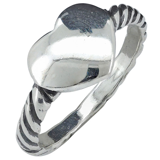 Sterling Silver Heart Ring