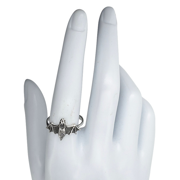 Sterling Silver Bat Ring