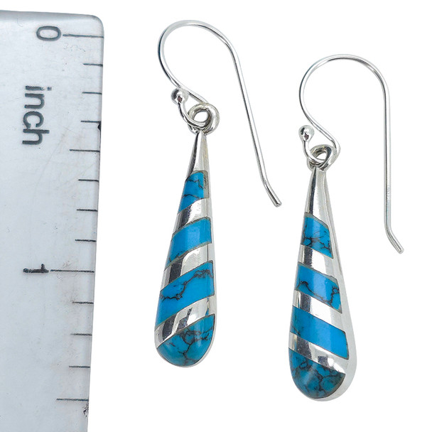 Howlite Sterling Silver Dangle Earrings