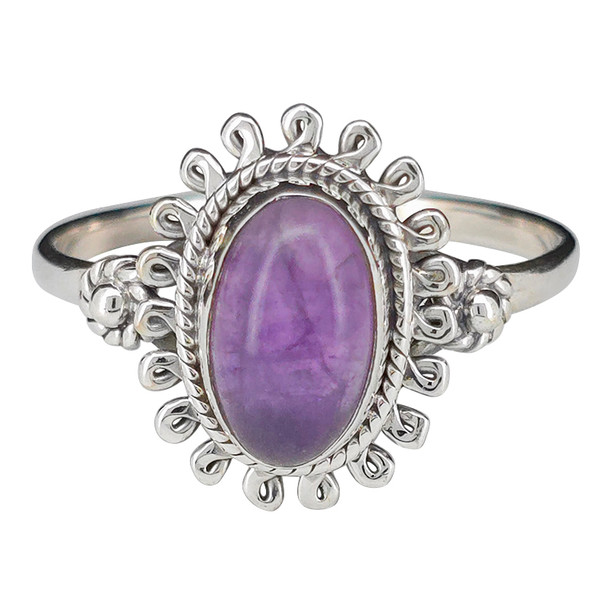 Amethyst Sterling Silver Ring