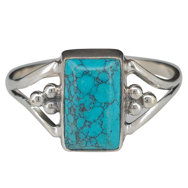 Howlite Sterling Silver Ring