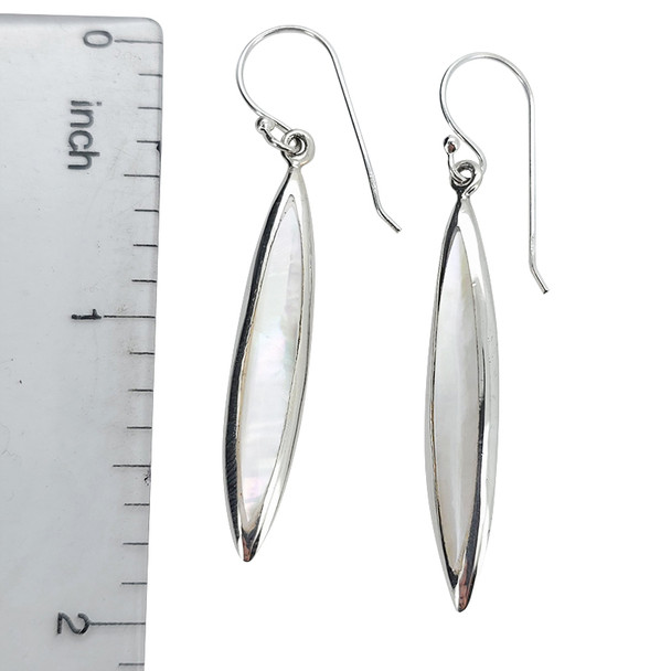 Pearl Sterling Silver Dangle Earrings