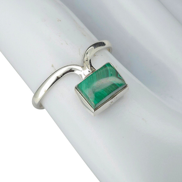 Malachite Sterling Silver Ring