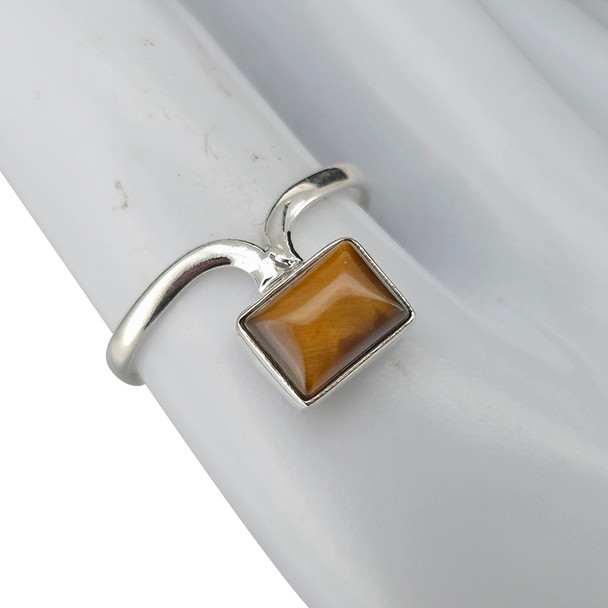 Tiger Eye Sterling Silver Ring