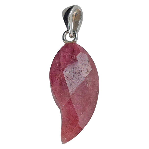 Faceted Tourmaline Sterling Silver Pendant