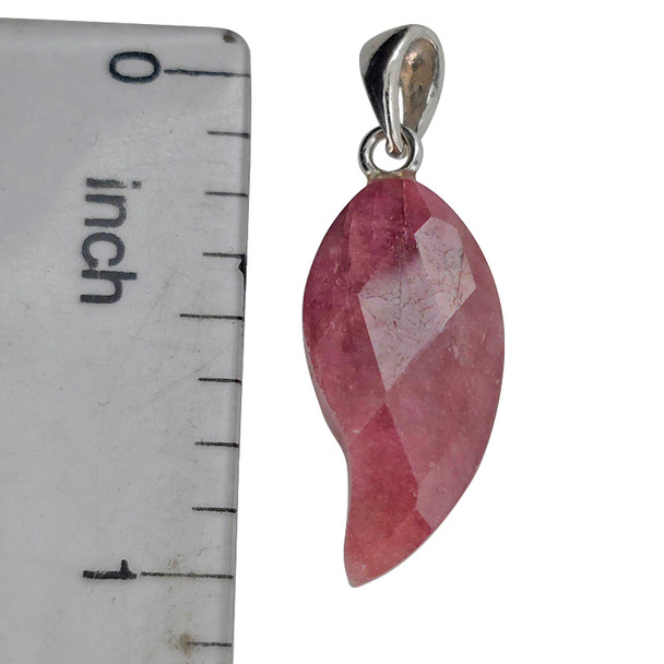 Faceted Tourmaline Sterling Silver Pendant