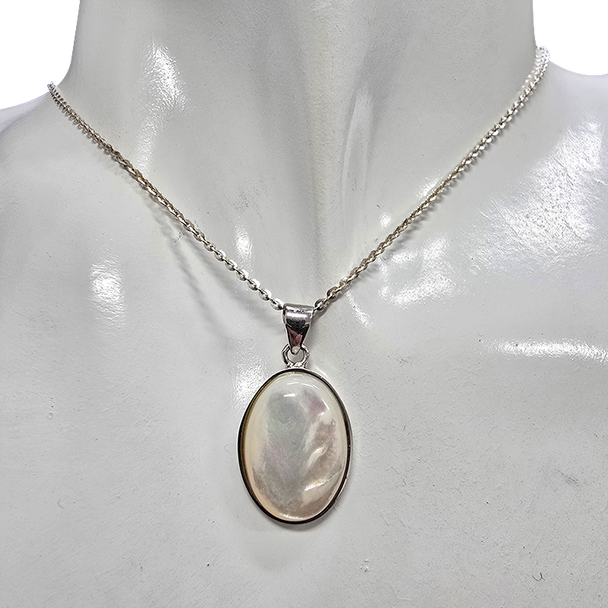 Mother of Pearl Sterling Silver Pendant