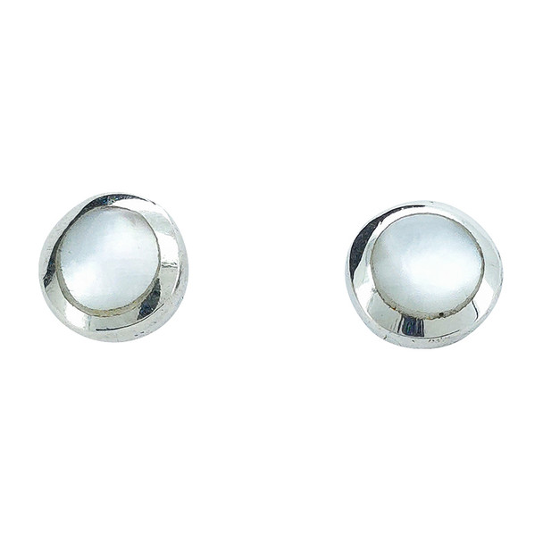 Mother Of Pearl Stud Earrings