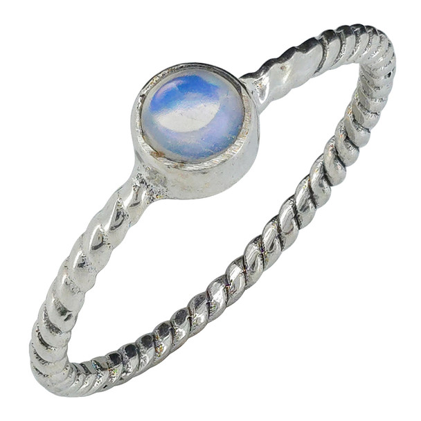 Opal Sterling Silver Ring