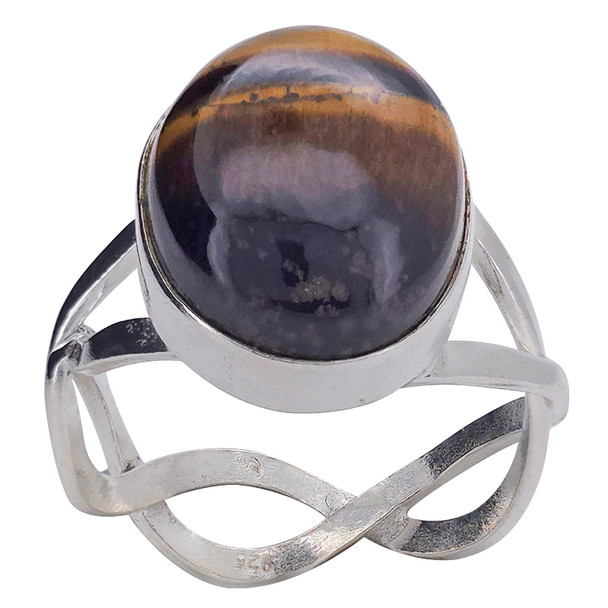 Tiger Eye Sterling Silver Ring