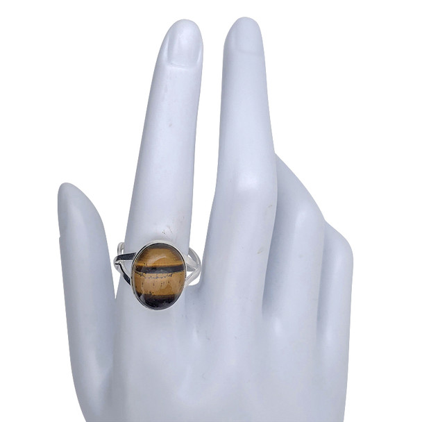 Tiger Eye Sterling Silver Ring