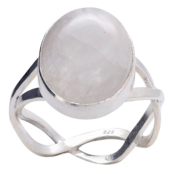 Moonstone Sterling Silver Ring