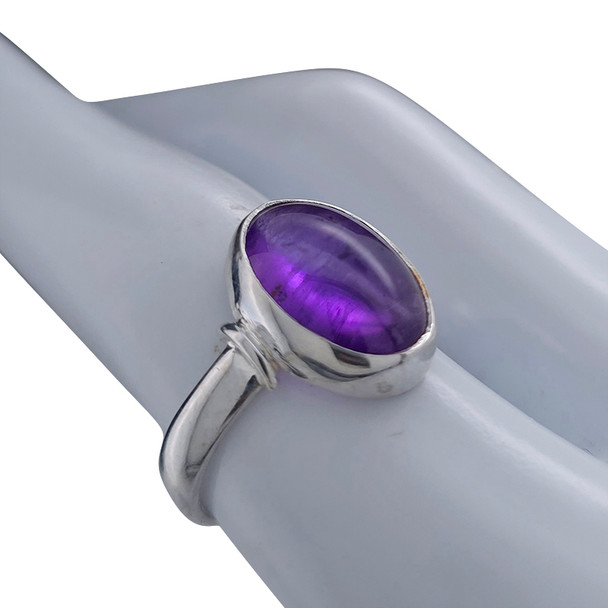 Amethyst Sterling Silver Ring (2036)