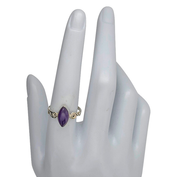 Amethyst Sterling Silver Ring