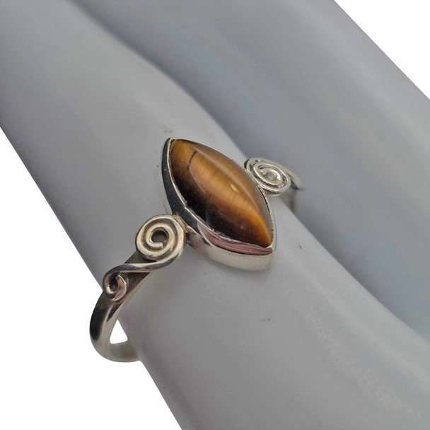 Tiger Eye Sterling Silver Ring
