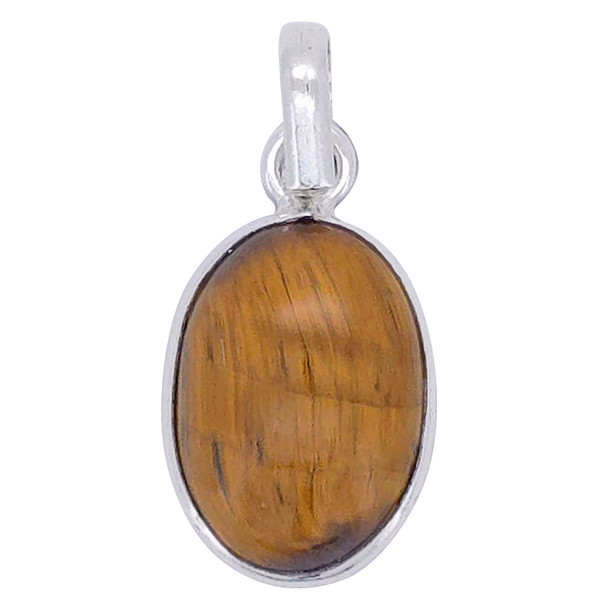 Tiger Eye Sterling Silver Pendant