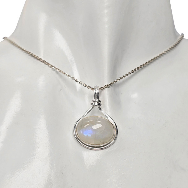 Moonstone Sterling Silver Pendant