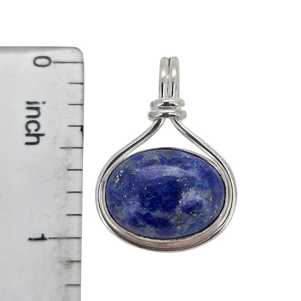 Lapis Sterling Silver Pendant