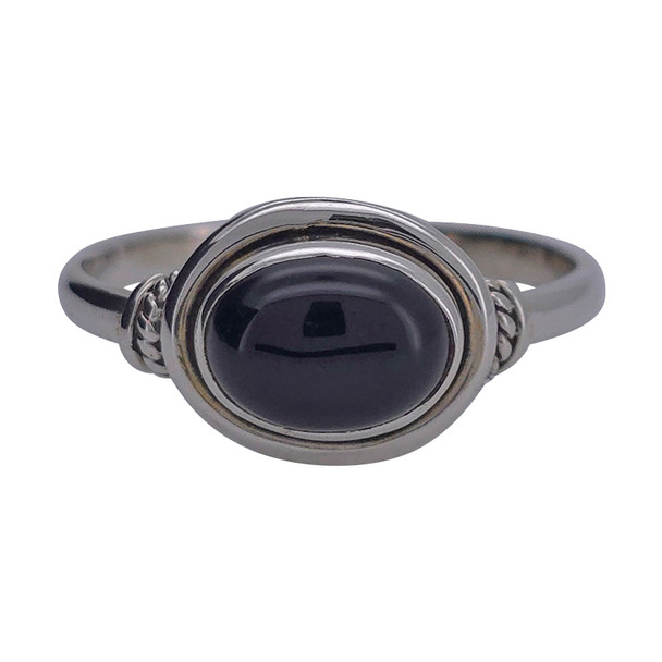 Black Onyx Sterling Silver Ring