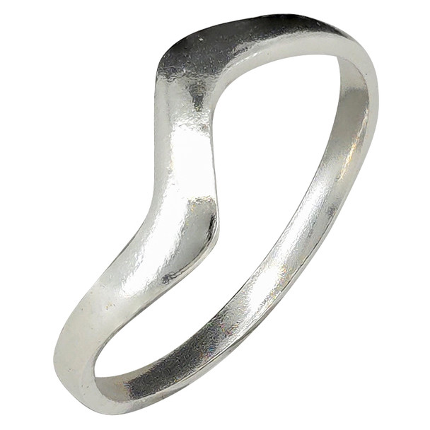 Sterling Silver Wave Ring