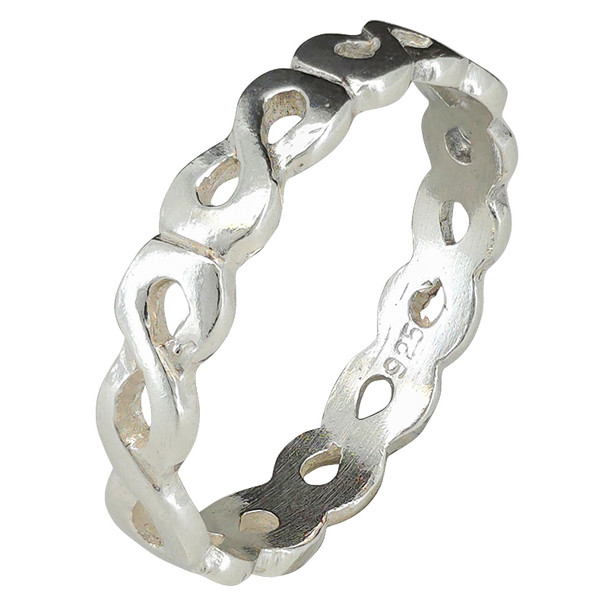 Sterling Silver Infinity Ring