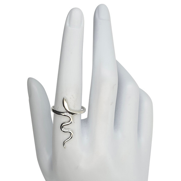 Snake Sterling Silver Ring