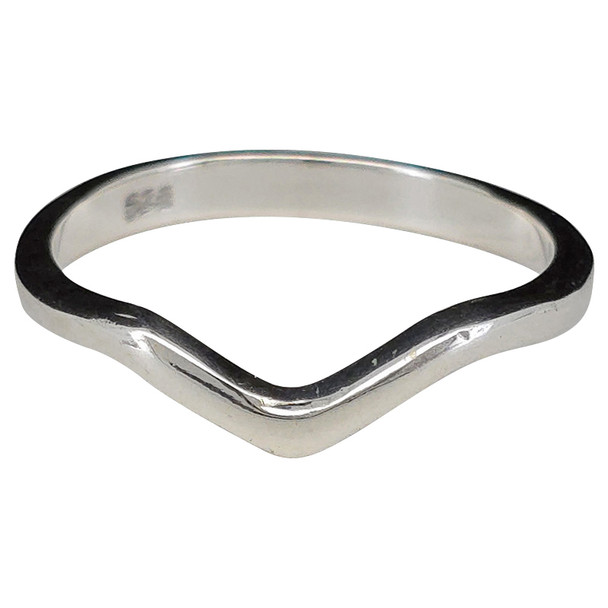 Sterling Silver Chevron Ring