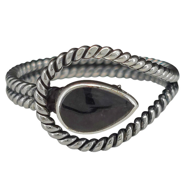 Black Onyx Sterling Silver Ring