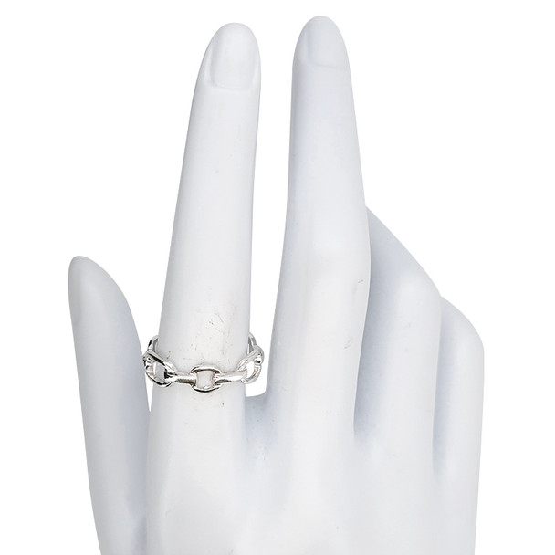 Sterling Silver Chain Link Ring