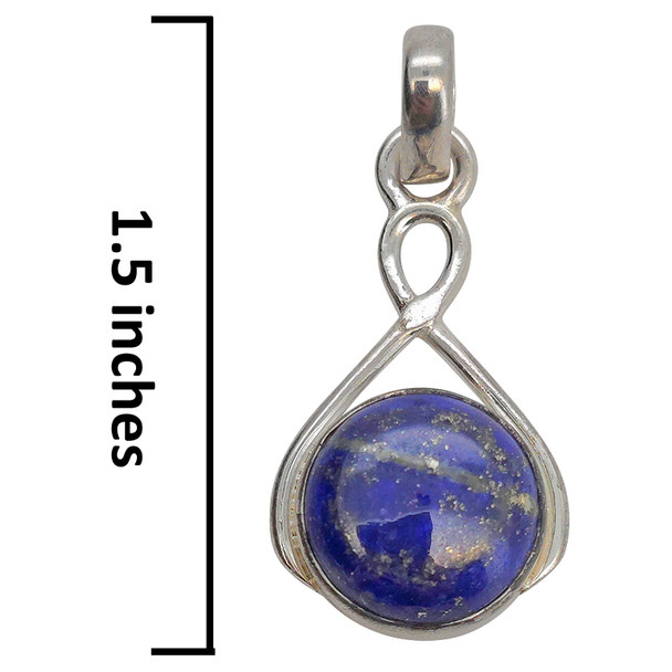 Lapis Sterling Silver Pendant
