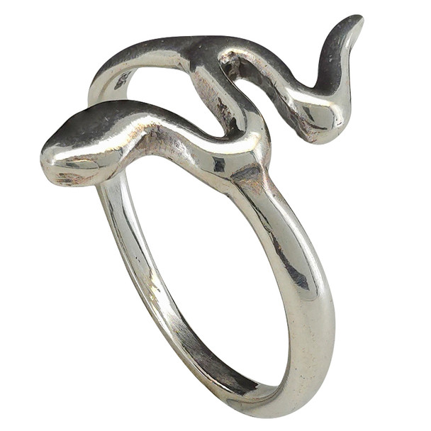 Snake Sterling Silver Ring