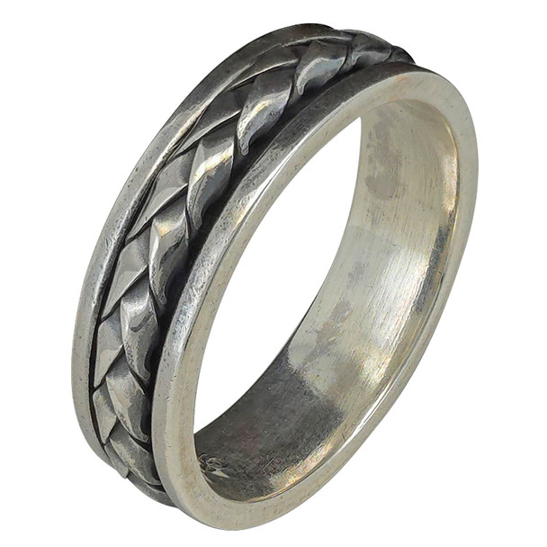 Braided Sterling Silver Ring