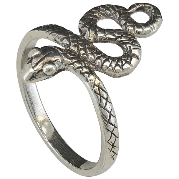 Sterling Silver Snake Ring