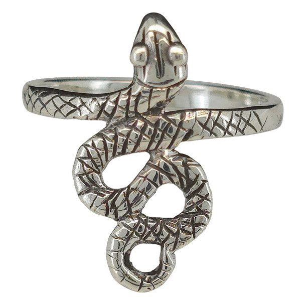 Sterling Silver Snake Ring