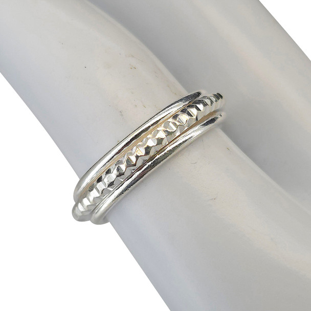 Sterling Silver Spinner Ring
