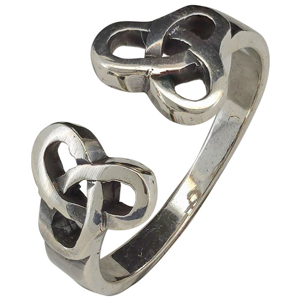 Celtic Trinity Knot Sterling Silver Ring