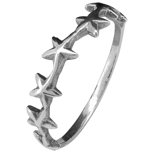 Star Sterling Silver Ring