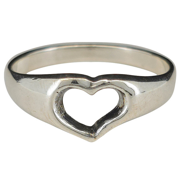 Heart Sterling Silver Ring