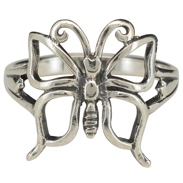 Butterfly Sterling Silver Ring