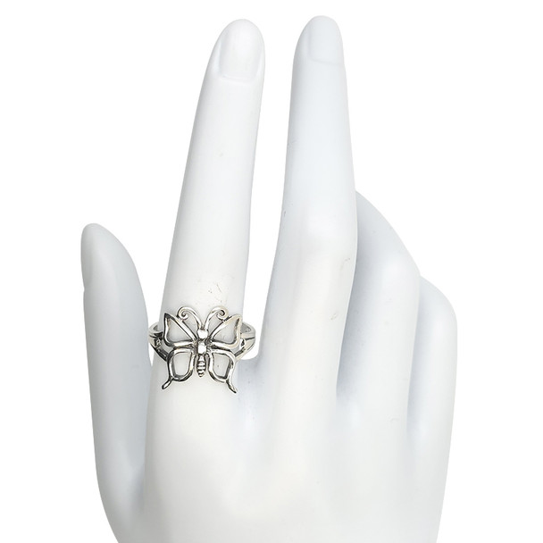 Butterfly Sterling Silver Ring
