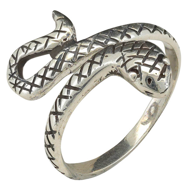 Snake Sterling Silver Ring